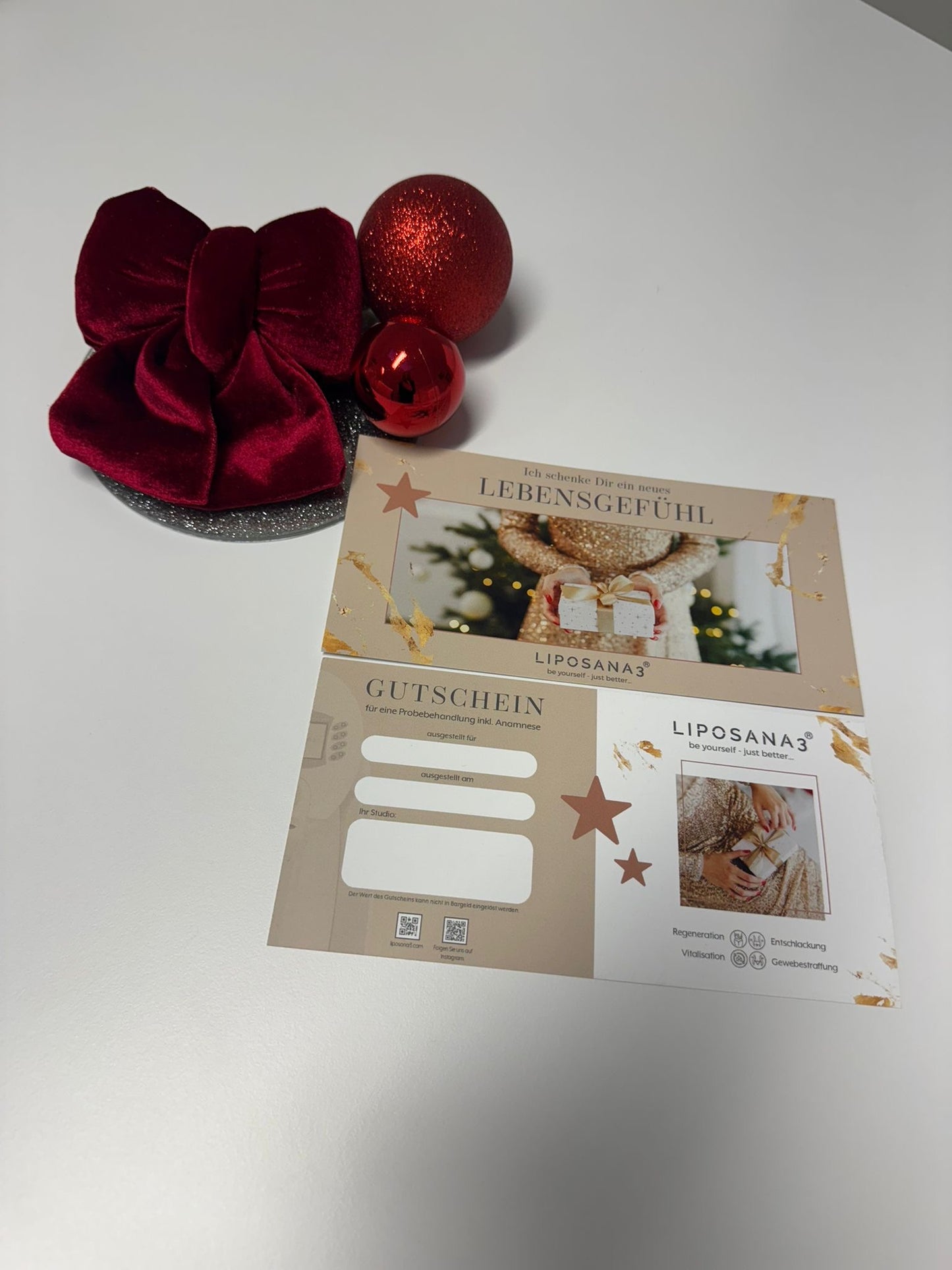 WEIHNACHTEN – Gutschein: Probebehandlung + Anamnese (10er-Set)