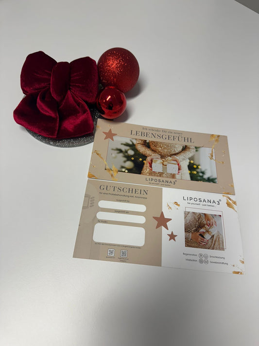 WEIHNACHTEN – Gutschein: Probebehandlung + Anamnese (10er-Set)