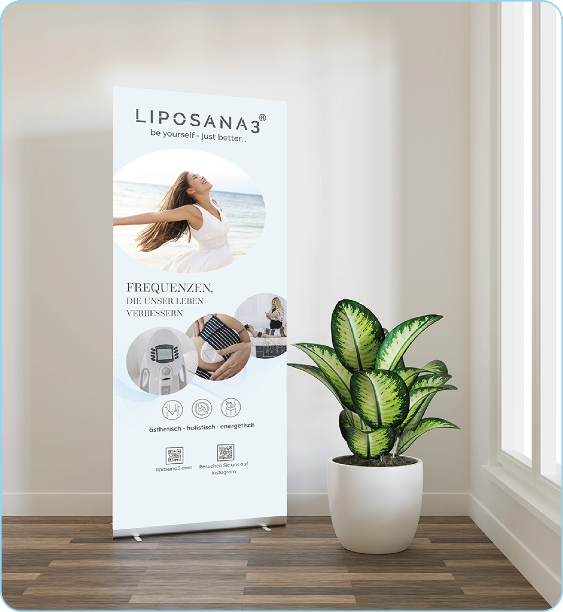Roll-up „Lebensgefühl“